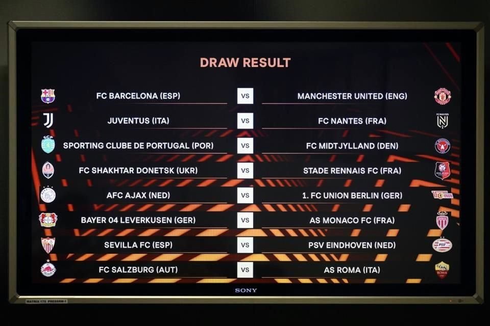 El Barcelona-Manchester United es el duelo estelar de la instancia.