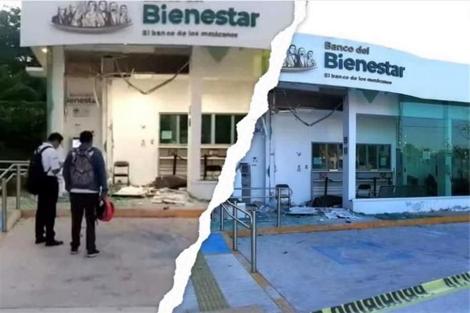 Una sede del Banco del Bienestar fue asaltada en Chetumal, Quintana Roo, durante la madrugada de este lunes.