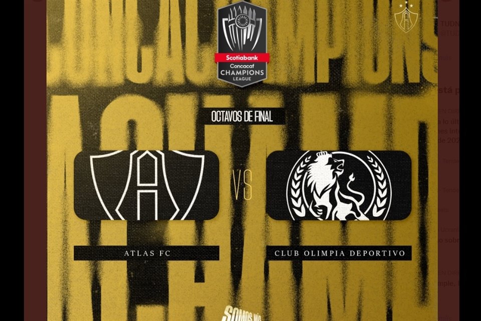 Atlas le tocará enfrentarse al Olimpia de Honduras en los Octavos de Final de la Concacaf Liga de Campeones 2023. 