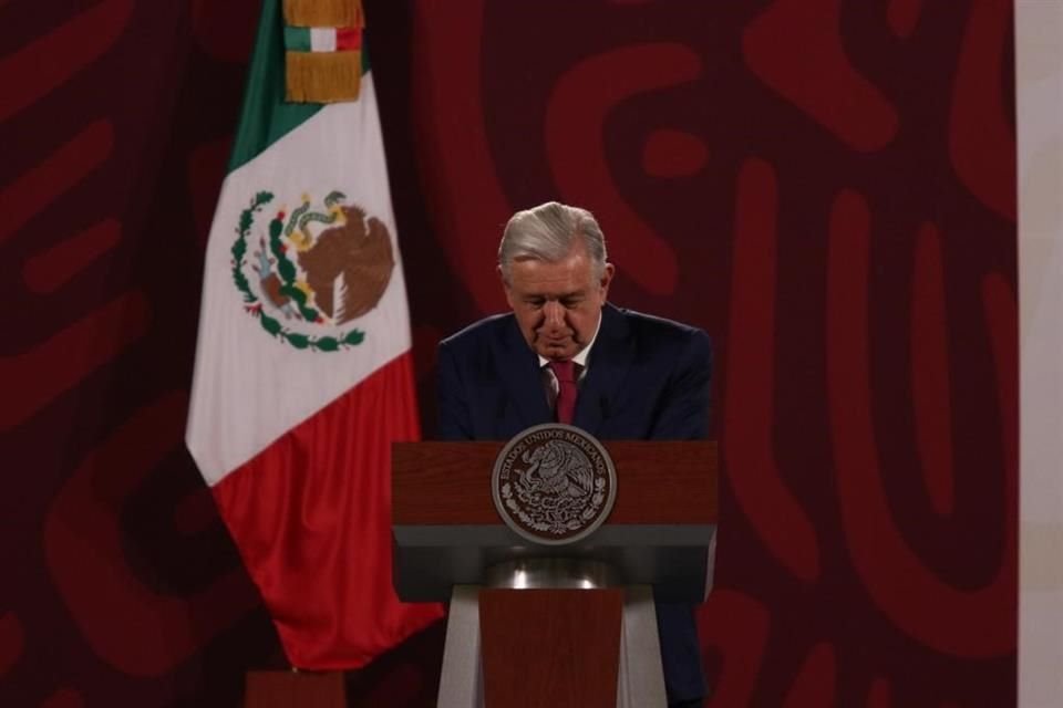 El Presidente en conferencia mañanera.