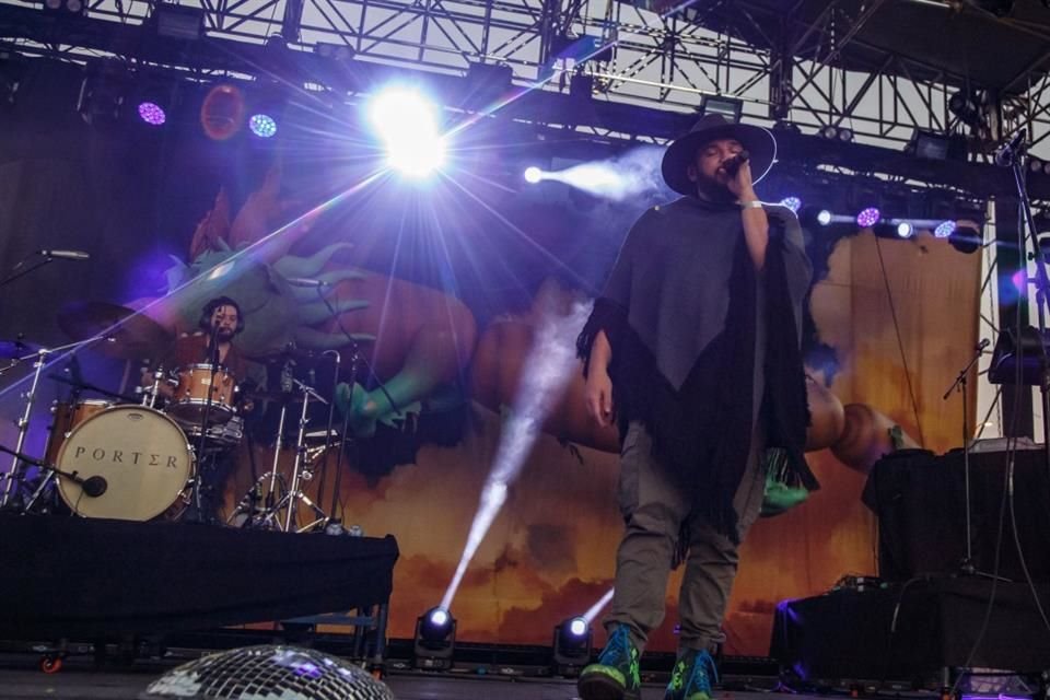 Porter durante la presentación en el Festival Potamérica latitudes México.