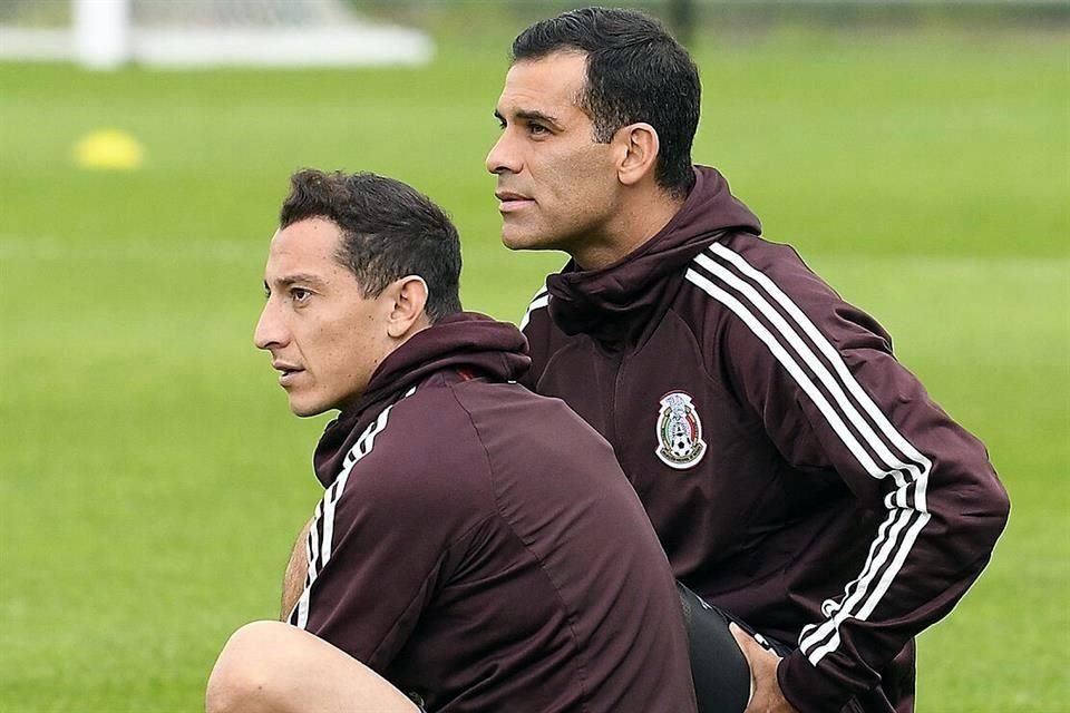 Andrés Guardado y Rafa Márquez.