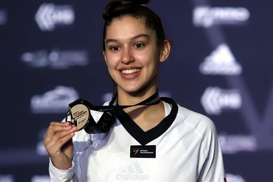 La mexicana Leslie Soltero obtuvo la medalla de oro en la categoría -68 kilogramos del Mundial de Taekwondo.