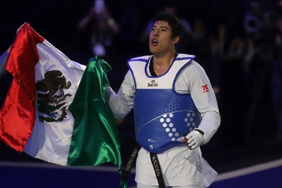 Carlos Sansores de México derrotó al español Iván García y ganó la medalla de oro en la categoría de +87 kilos en el Mundial de Taekwondo Guadalajara 2022.