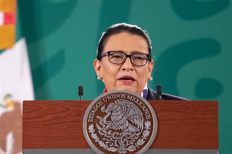 Rosa Icela Rodríguez, titular de la SSPC.