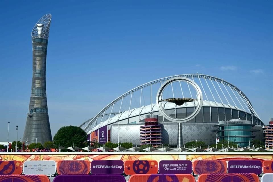 Vista general del Khalifa International Stadium, en Doha.