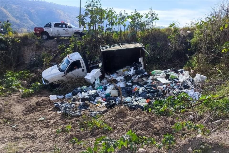 El accidente mortal ocurrió en la Carretera a Colotlán, a metros de la entrada al relleno sanitario Picachos.