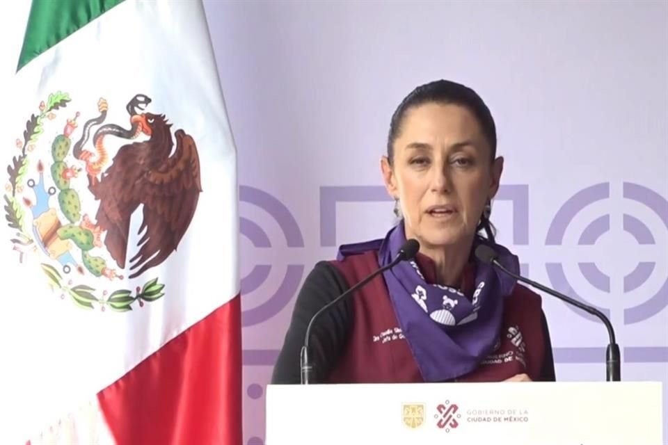 'Sí quiero ser Presidenta', dijo Sheinbaum al ser entrevistada, en Santa Cruz Acalpixca, en la Alcaldía Xochimilco.