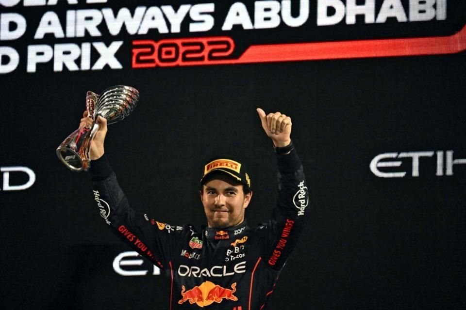 Checo se subió 11 veces al podio esta temporada.