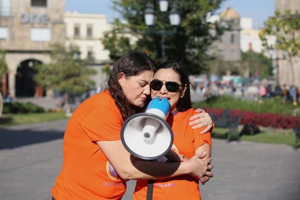 Las manifestantes pidieron al Congreso avance con la tipificación de este tipo de violencia en Jalisco.