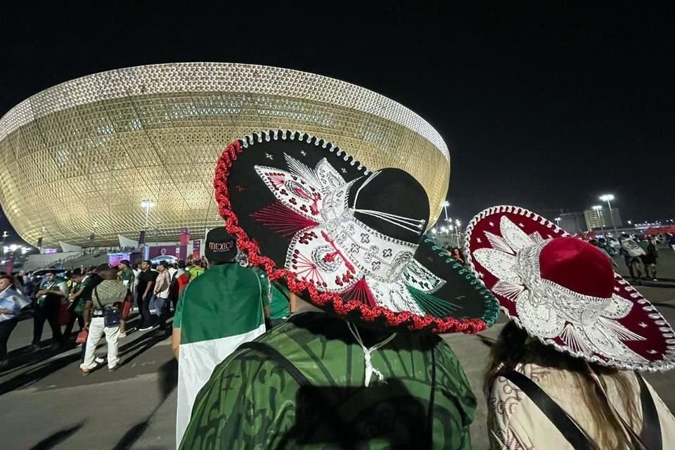 Todo listo en el Estadio Lusail para el México-Argentina.