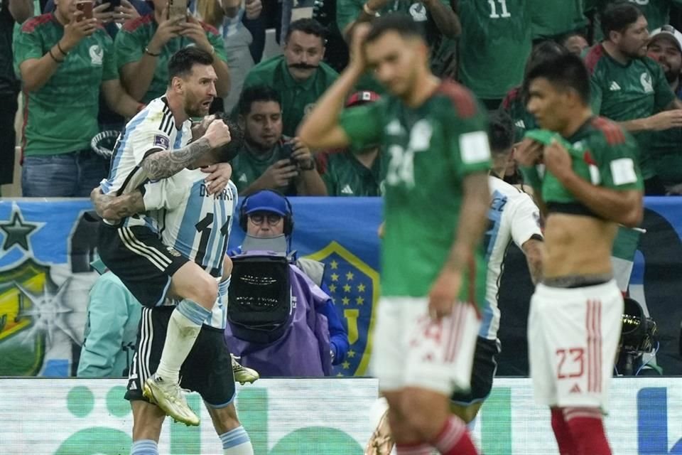 Lionel Messi el primero de los dos goles.