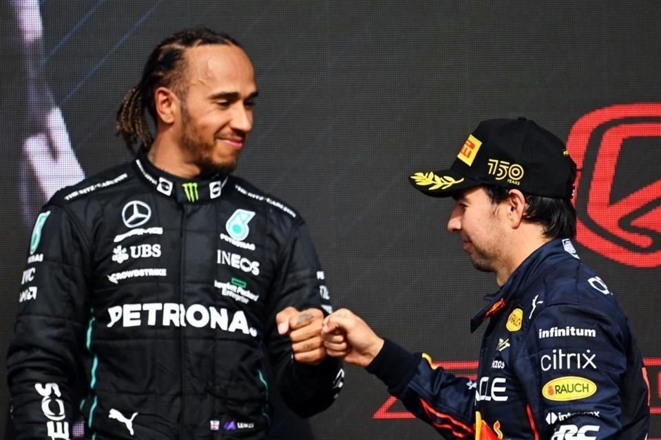 Sergio Pérez, Lewis Hamilton y Charles Leclerc protagonizaron la acción del 2022 en la F1.