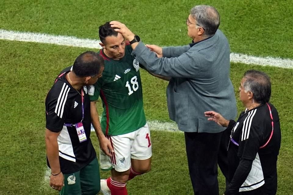 Andrés Guardado es duda para jugar ante Arabia Saudita.