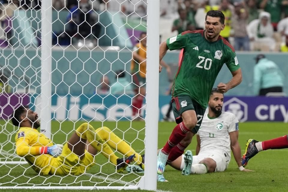 Henry Martin fue el primero en anotar contra Arabia Saudita, en el minuto 47.