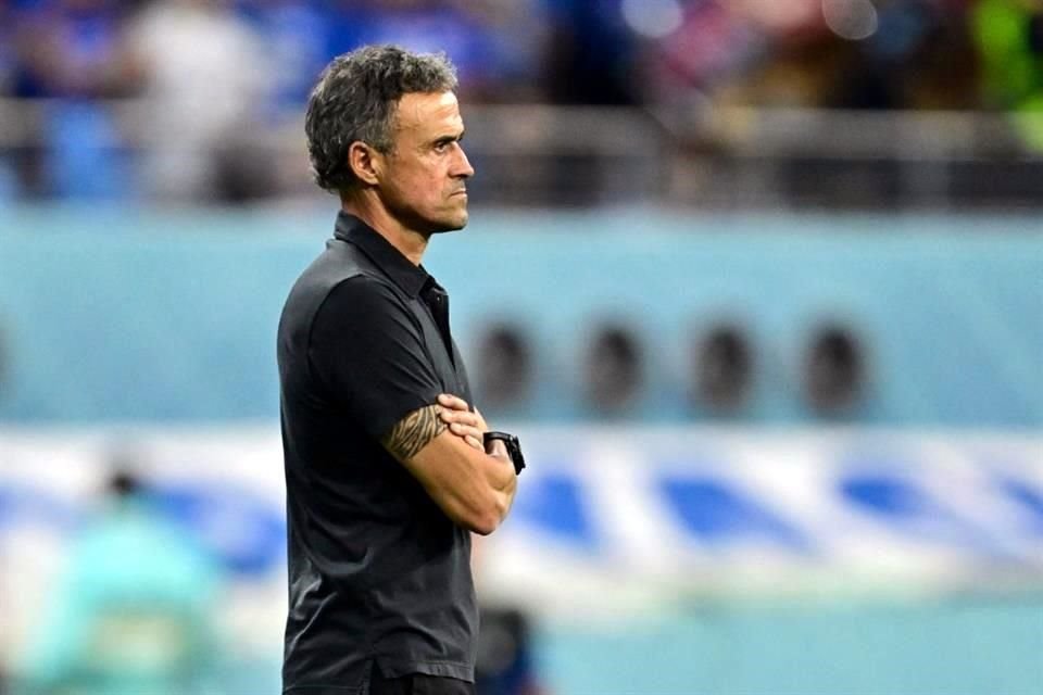 Luis Enrique terminó sufriendo.