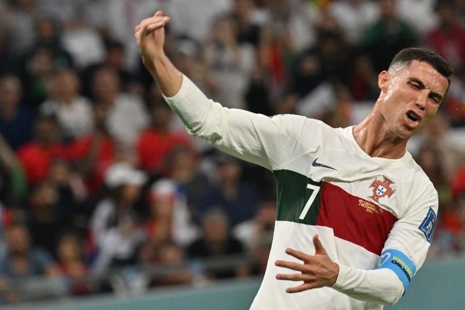 Cristiano Ronaldo lamenta una falla lusa.