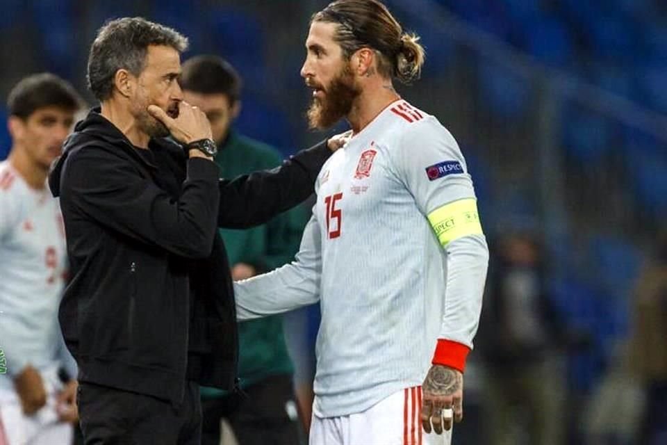 Luis Enrique dejó fuera a Sergio Ramos.