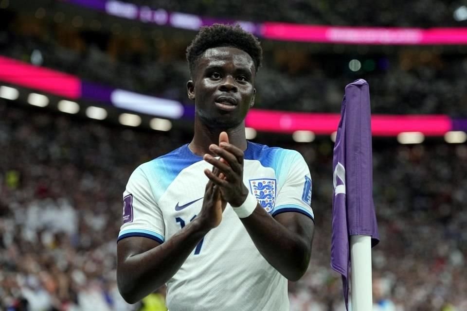 Bukayo Saka cerró el marcador y sentenció la goleada de Inglaterra, la segunda en fila en la presente Copa del Mundo.