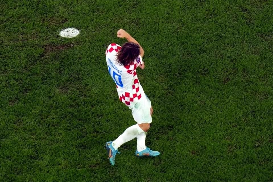 Luka Modric no falló su tiro penal.