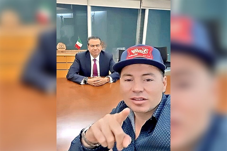 Mejía grabó un video en las instalaciones de la SSPC, junto al empresario carbonero Antonio Flores.