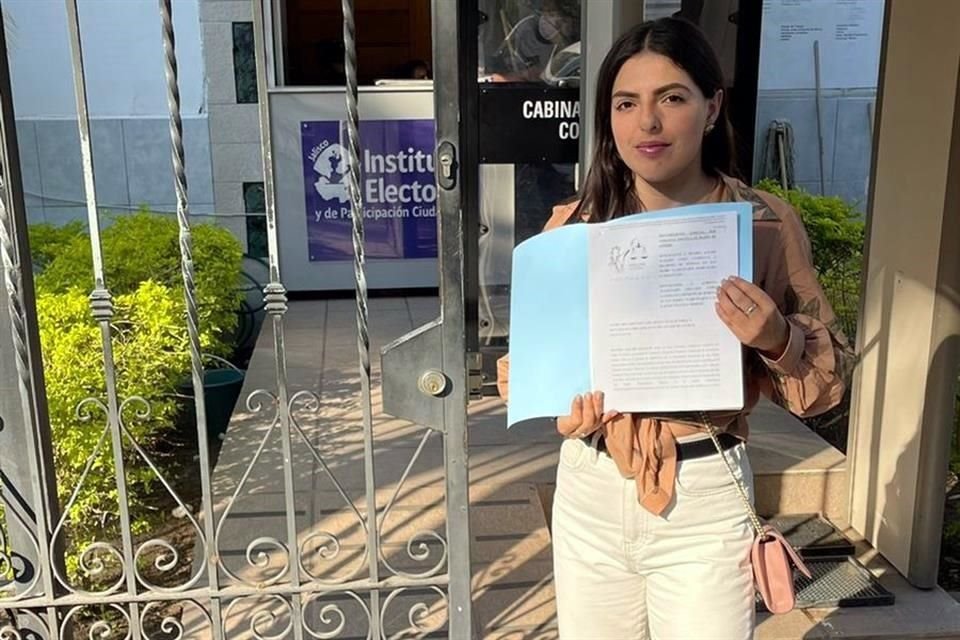 Melissa Alfaro Gleason, postulada como regidora en la planilla de Alberto Maldonado, acusó que le retiraron la candidatura mediante fraude.