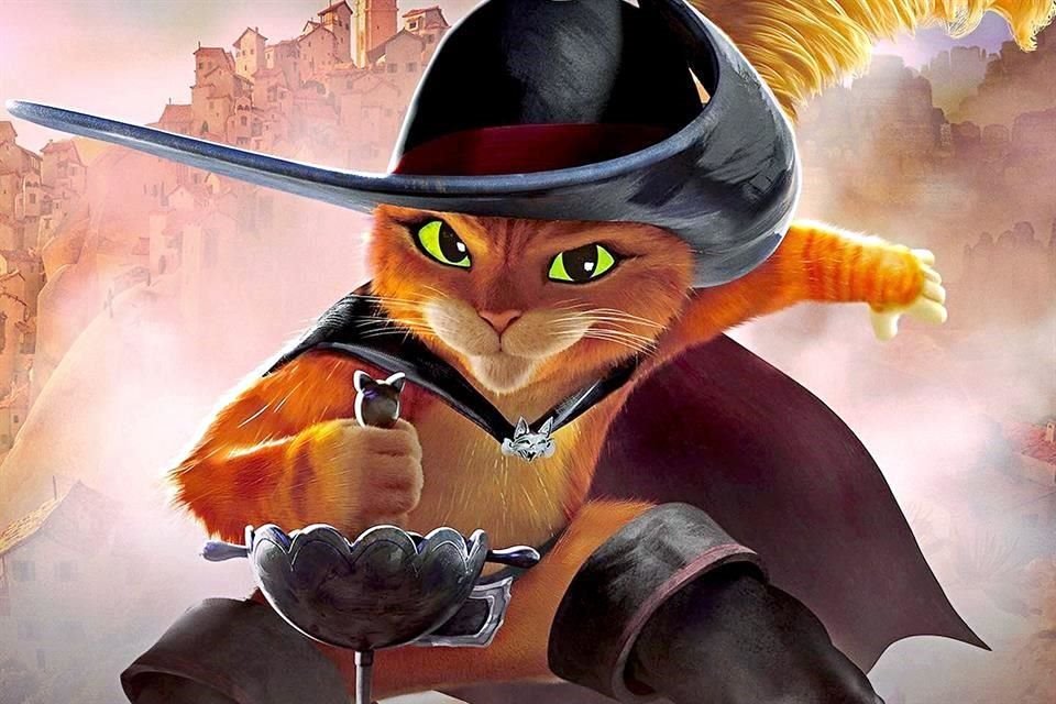 En 'Gato con Botas: El Último Deseo', el minino protagonista, con la voz de Antonio Banderas, debate con la idea de la mortalidad.
