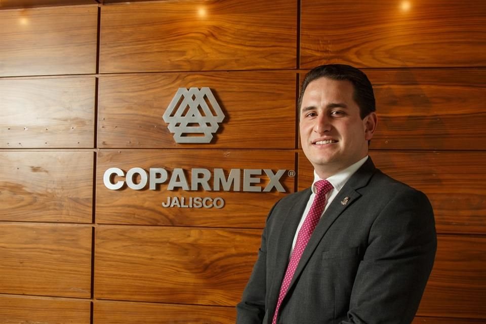 Armando Castaño Salazar preside la Comisión de Jóvenes Empresarios de Coparmex Jalisco.