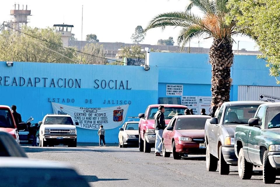 Los presos lograron subir a la azotea de la entrada principal con la ayuda de una hamaca y brincaron.