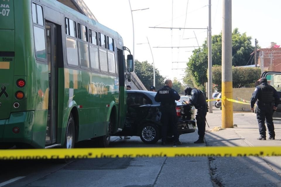 El accidente ocurrió en la Avenida Circunvalación de la Colonia Santa María, de Guadalajara.