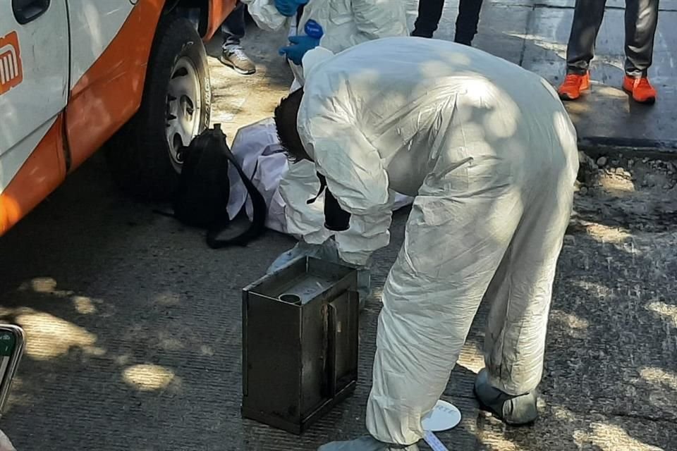 La caja negra del tren fue retirada de la estación ayer después del mediodía.