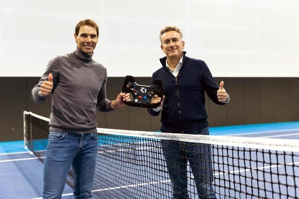 Rafael Nadal y Alejandro Agag, presidente y cofundador del campeonato E1.