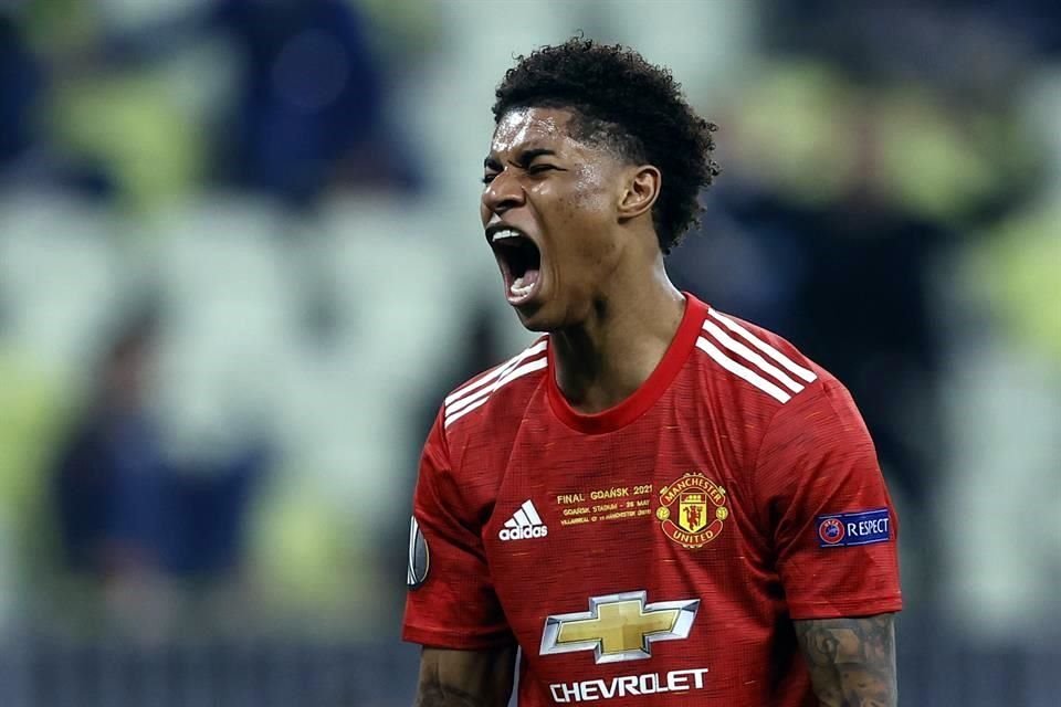 Marcus Rashford fue uno de los que no estuvo fino a la hora de definir.