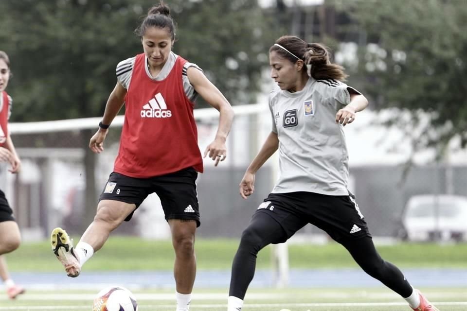 Tigres Femenil continúa con su preparación de cara al partido de vuelta de la Final del Torneo Guardianes 2021 del próximo lunes 31.