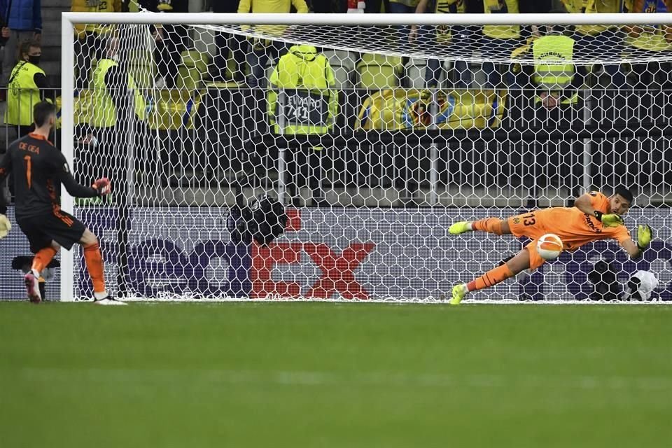 Este es el cobro de David De Gea y que terminó por definir el título de la Europa League.