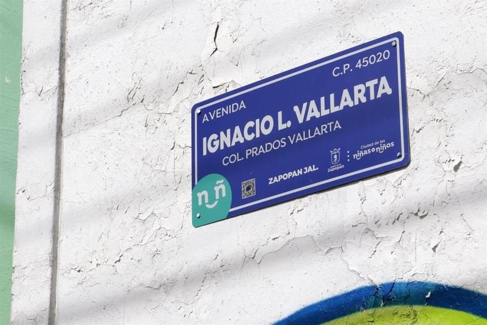 La nomenclatura de Ignacio L. Vallarta fue cambiada tras darse a conocer que tenía errores ortográficos.