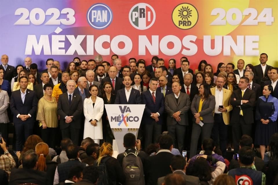 Grupo de organizaciones Unid@s demandó a coalición Va por México tomar en cuenta a la ciudadanía para definir candidaturas en 2024.