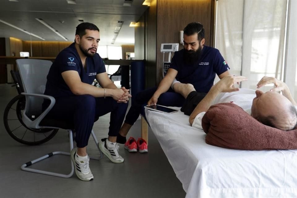 En la Clínica Verita Neuro atienden a pacientes con paraplejia o cuadriplejia por lesión de médula espinal.