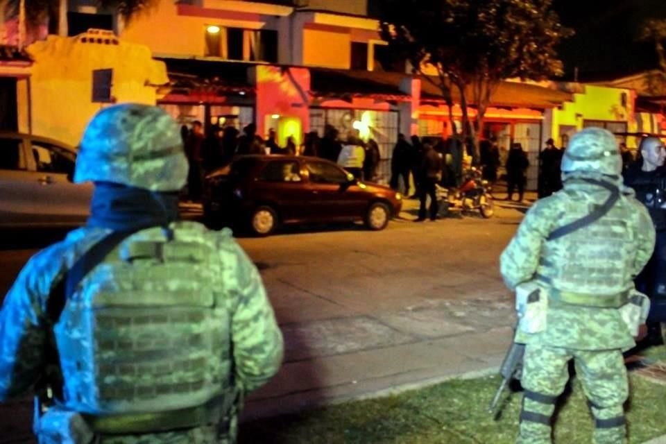 Operativo en fiesta con menores en Bugambilias, en enero de 2018. Encontraron droga, alcohol y armas.