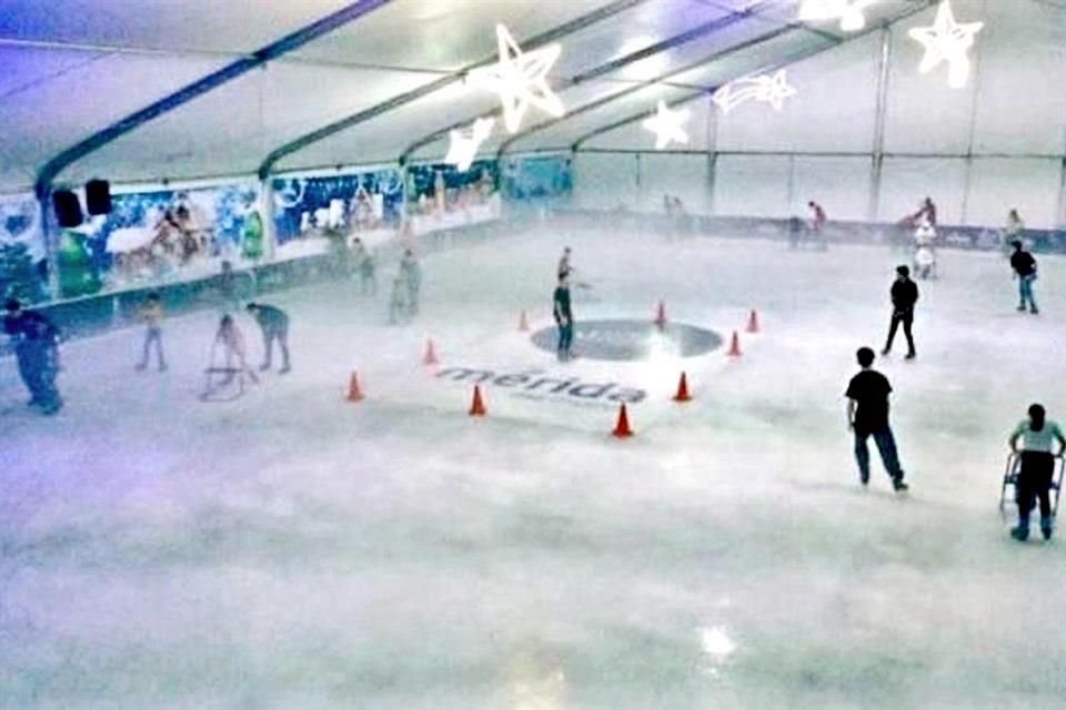 La pista de hielo en Mérida tuvo un sobreprecio por casi 32 millones de pesos.