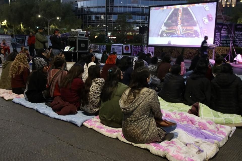 Proyectaron la película 'Ruido' en Paseo de la Reforma.