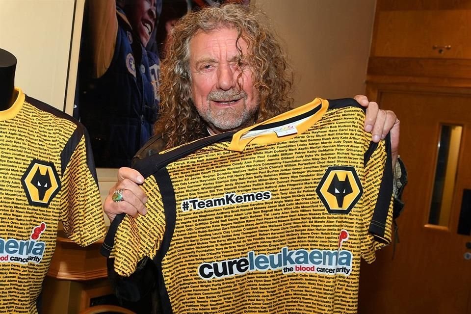 El amor de Robert Plant hacia los Wolverhampton Wanderer se podría decir que raya en el fanatismo hasta lo enfermizo.