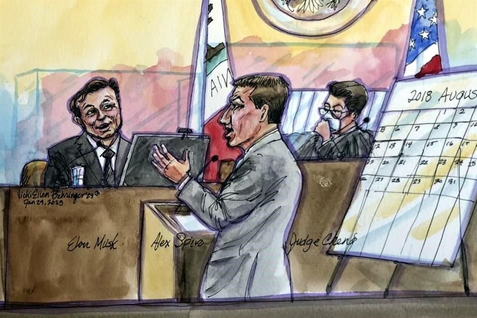 El juicio contra Elon Musk gira en torno a sus controvertidas publicaciones en Twitter en agosto de 2018 en las que afirmaba que estaba considerando retirar de bolsa al fabricante de vehículos eléctricos.