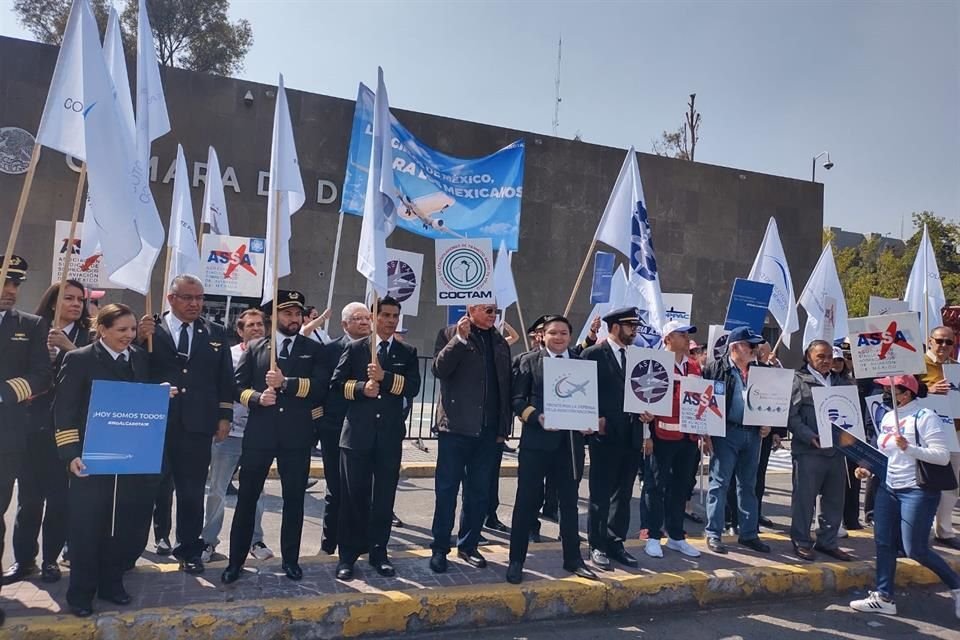 Representantes del sector aéreo se manifestaron en contra del cabojate.