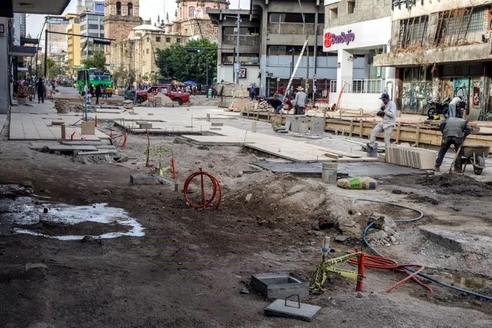 Aún hay algunas zonas donde se realizan obras.