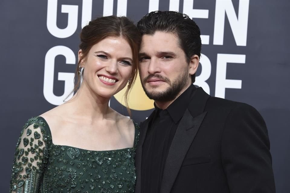 Kit Harington y Rose Leslie, actores de 'Game of Thrones', están esperando a su segundo bebé; el actor dijo estar aterrorizado.