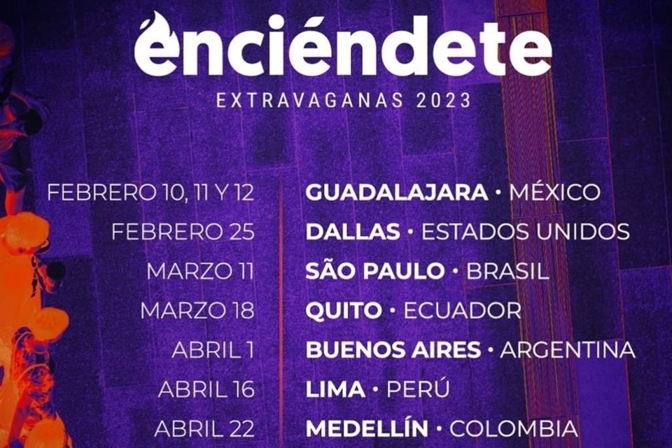 Extravaganas arrancará en Guadalajara y se extenderá a otras ciudades.