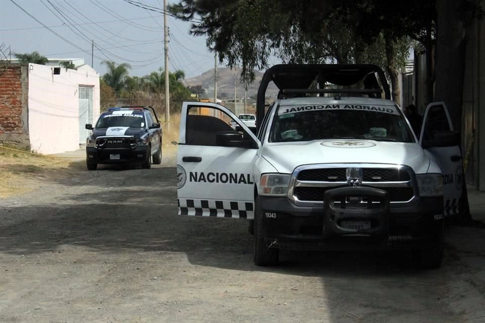 Ayer la finca seguía resguardada por autoridades.