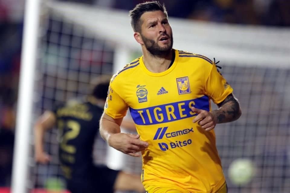 Gignac redondeó la noche con su doblete y llegó a 180 con los Tigres.
