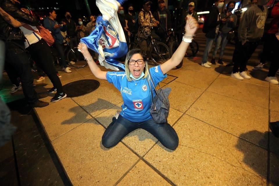 La euforia se apoderó de los aficionados celestes.